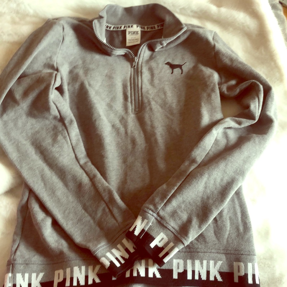 VS PINK quarter zip up.